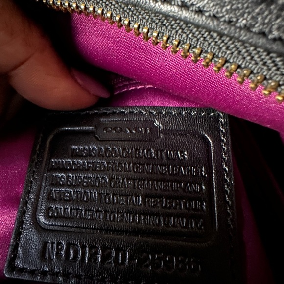 EUC! Coach Phoebe Madison black gathered purse.  Large - Picture 6 of 6